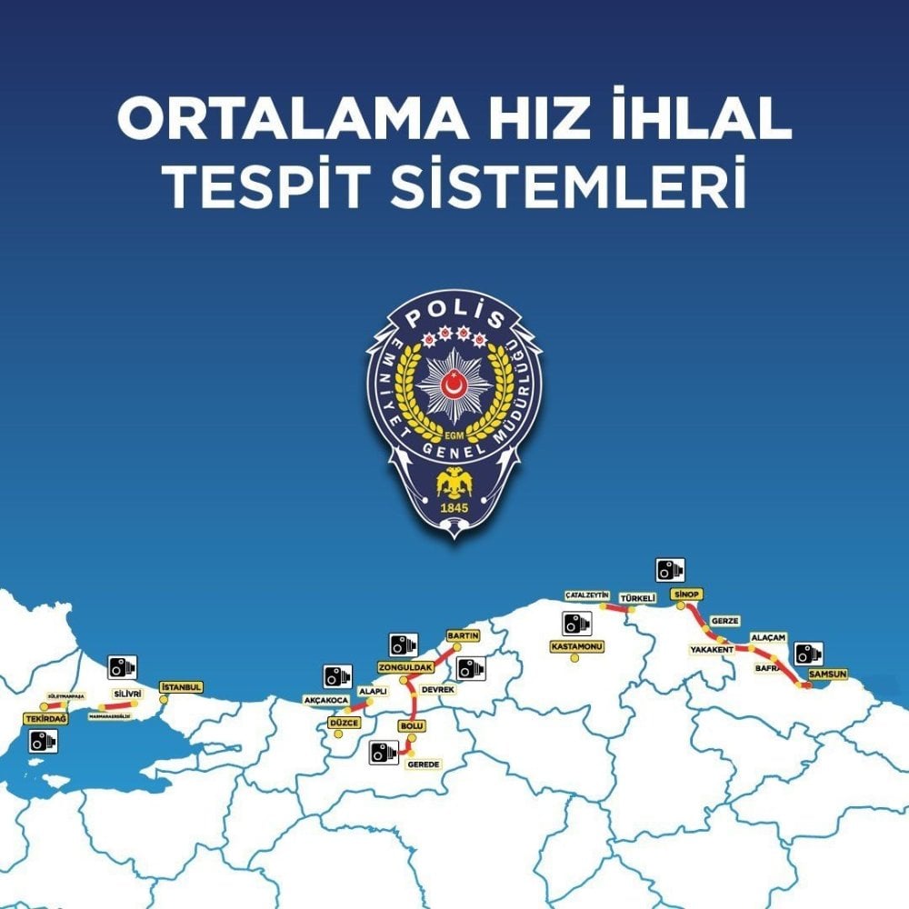 Zonguldak’ta ortalama hız uygulaması hayata geçti