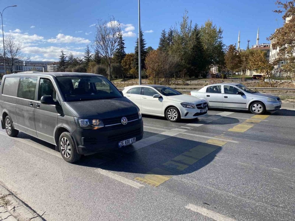 Korkutan kazadan şans eseri sağ çıktı