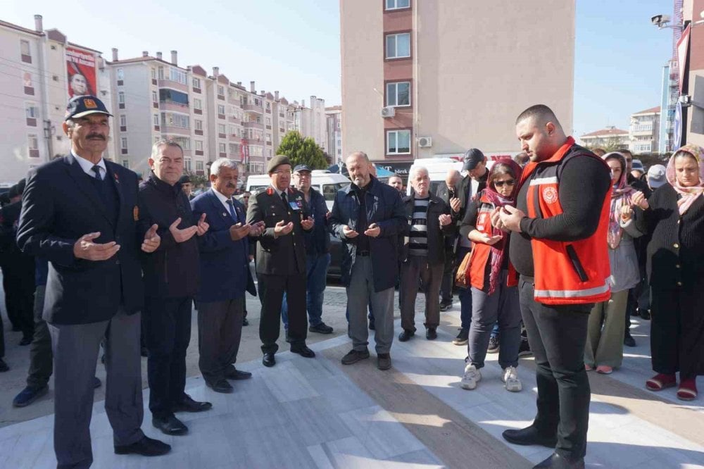 Edirne’de Kıbrıs gazisi törenle son yolculuğuna uğurlandı