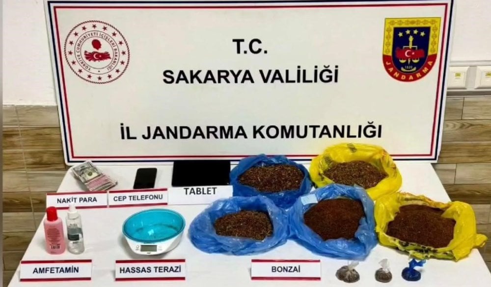 Sakarya’da uyuşturucu operasyonu: Bonzai ele geçirildi