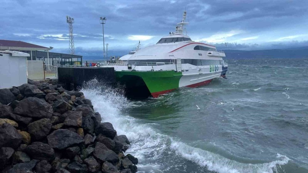 Meteoroloji ilan etti BUDO seferleri iptal etti