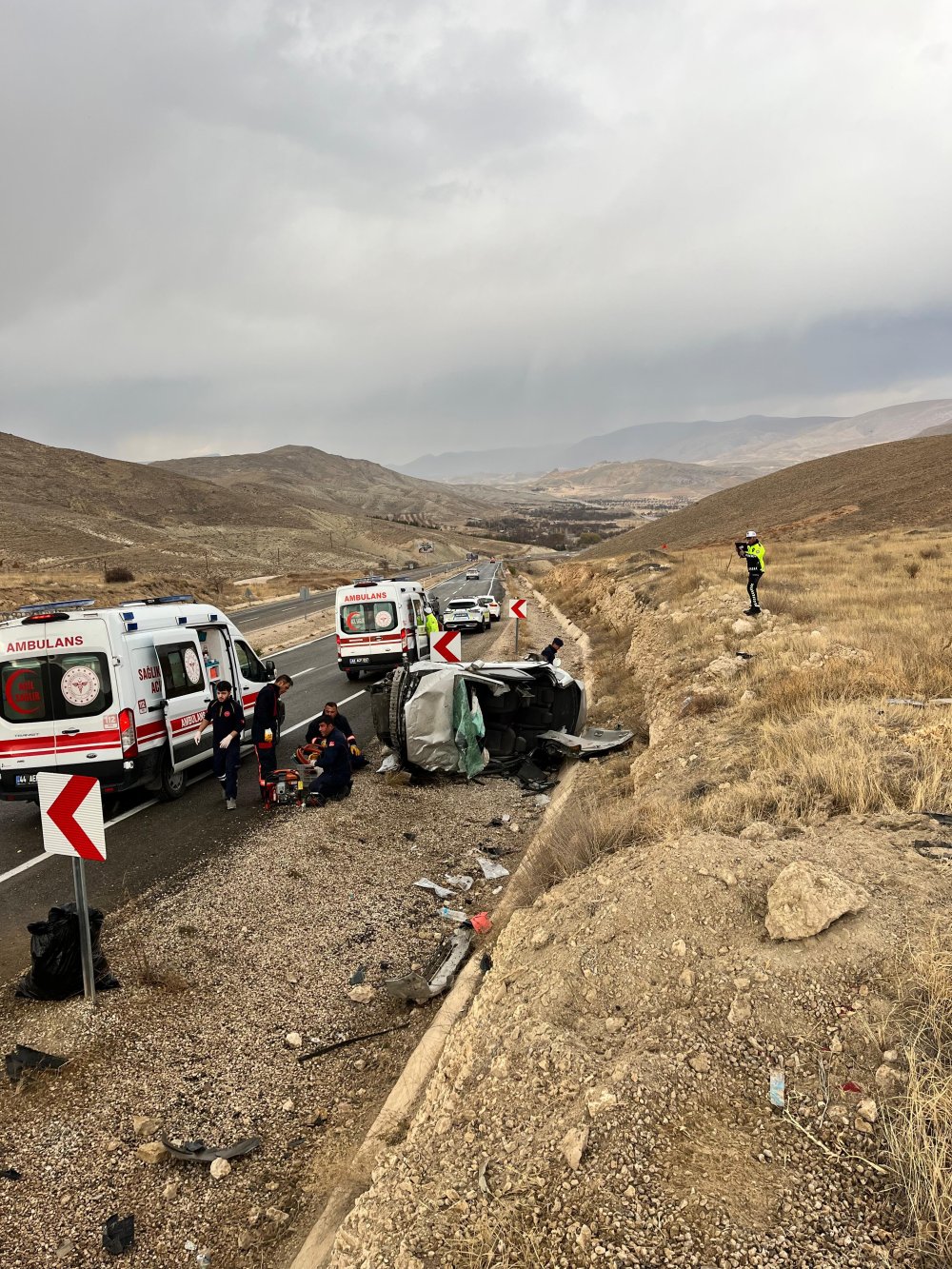 Malatya'da feci kaza: 4 yaralı