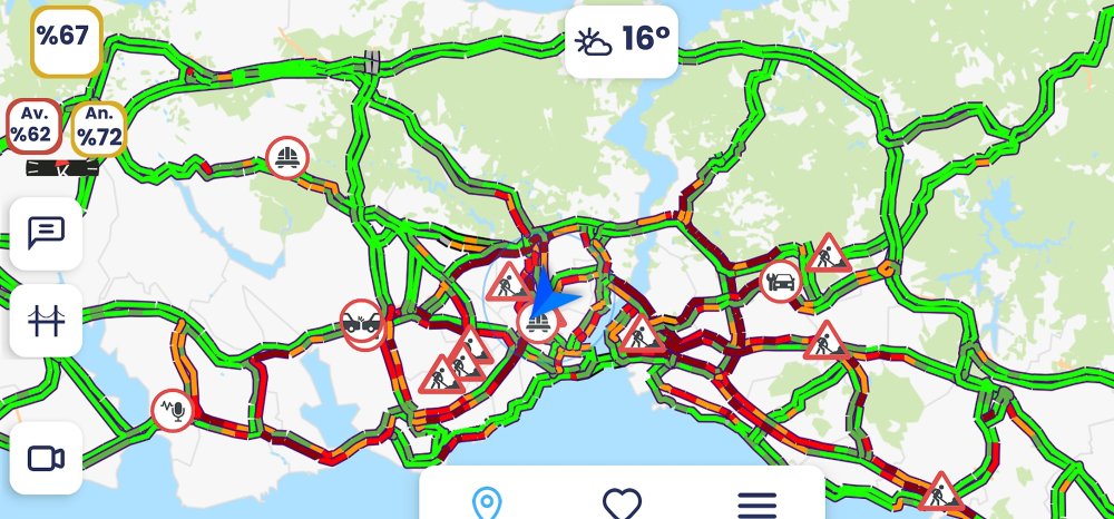 Ders zili çaldı, İstanbul'da haftanın ilk iş gününde trafik yoğunluğu arttı