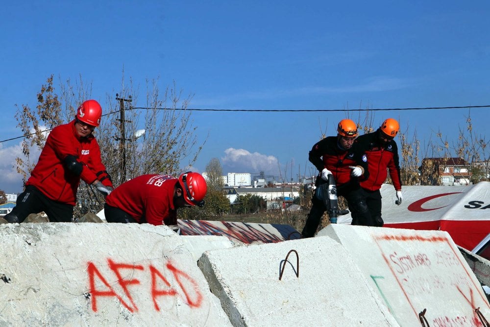 Tekirdağ'da 500 personelle deprem tatbikatı yapıldı