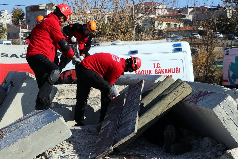 Tekirdağ'da 500 personelle deprem tatbikatı yapıldı