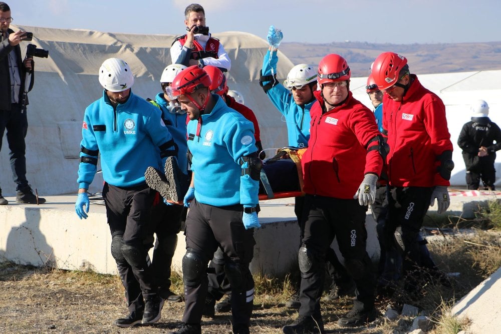 Tekirdağ'da 500 personelle deprem tatbikatı yapıldı