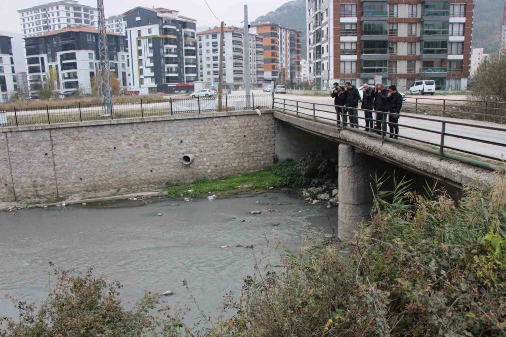 Amasya'da bulunan Tersakan Çayı'ndaki büyük tehlike