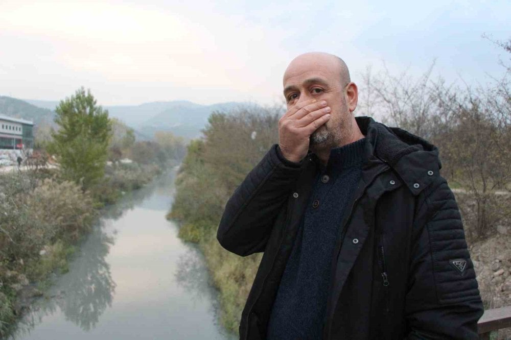 Amasya'da bulunan Tersakan Çayı'ndaki büyük tehlike