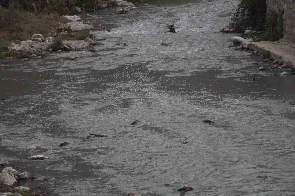 Amasya'da bulunan Tersakan Çayı'ndaki büyük tehlike