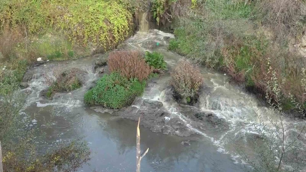 Amasya'da bulunan Tersakan Çayı'ndaki büyük tehlike