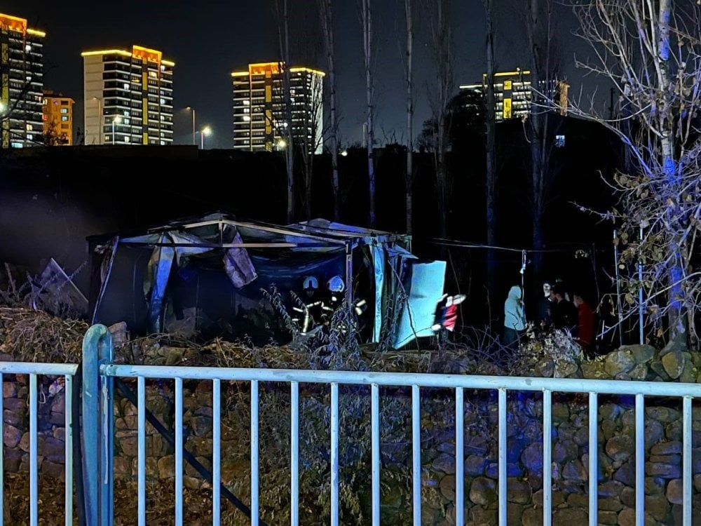 Kayseri’de korkutan yangın