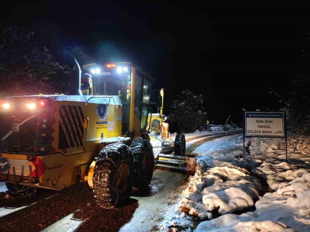 Bursa'da 169 mahalle yolu ulaşıma açıldı