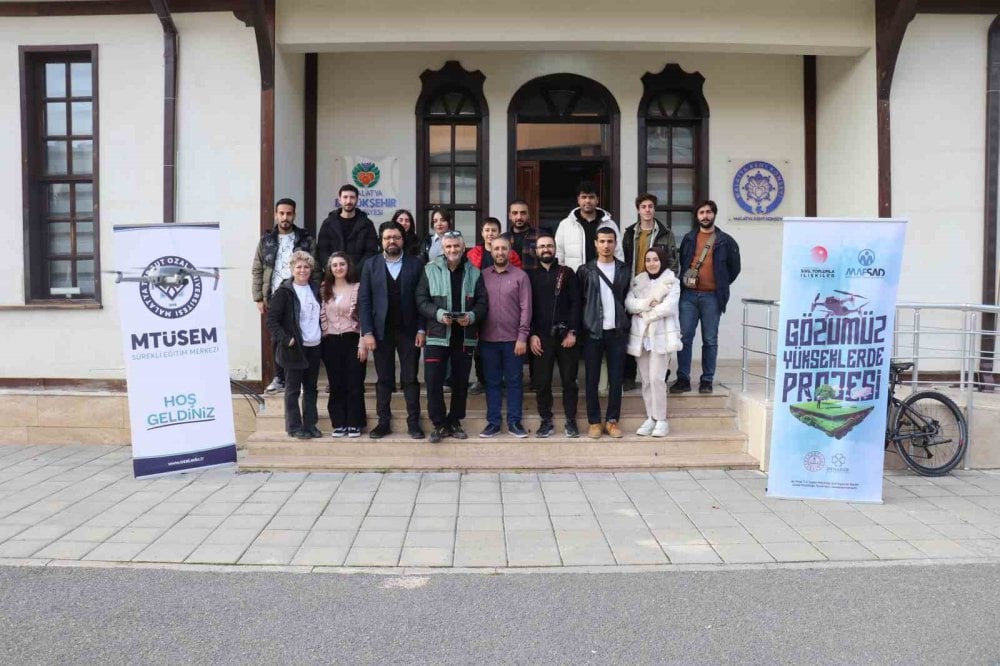 Malatya’da gençler dron eğitimine merak sardı