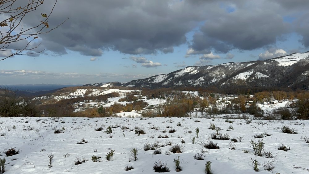 Yalova kar yağışı: Şehir beyaza büründü