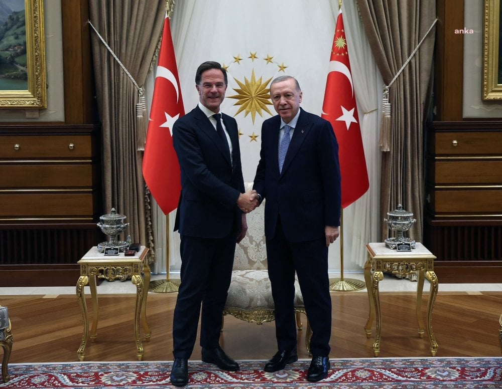 Cumhurbaşkanı Erdoğan NATO Genel Sekreteri Rutte'yi kabul etti