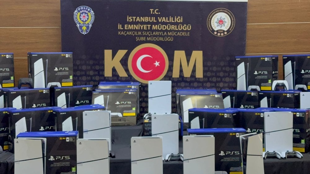 İstanbul’da oyun seti ve konsolu operasyonu: Piyasa değeri 50 milyon lira