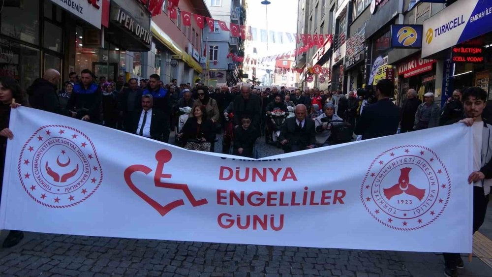 Giresun’da 3 Aralık Dünya Engelliler Günü etkinlikleri