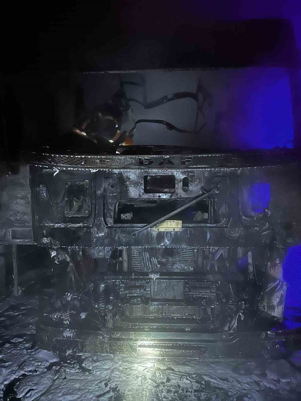 Bolu'da TIR küle döndü