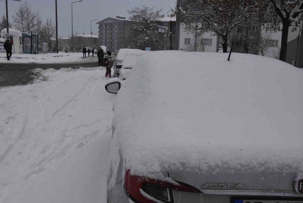 Kar yağışı Bitlis'i beyaza bürüdü, 77 köy yolu kapandı