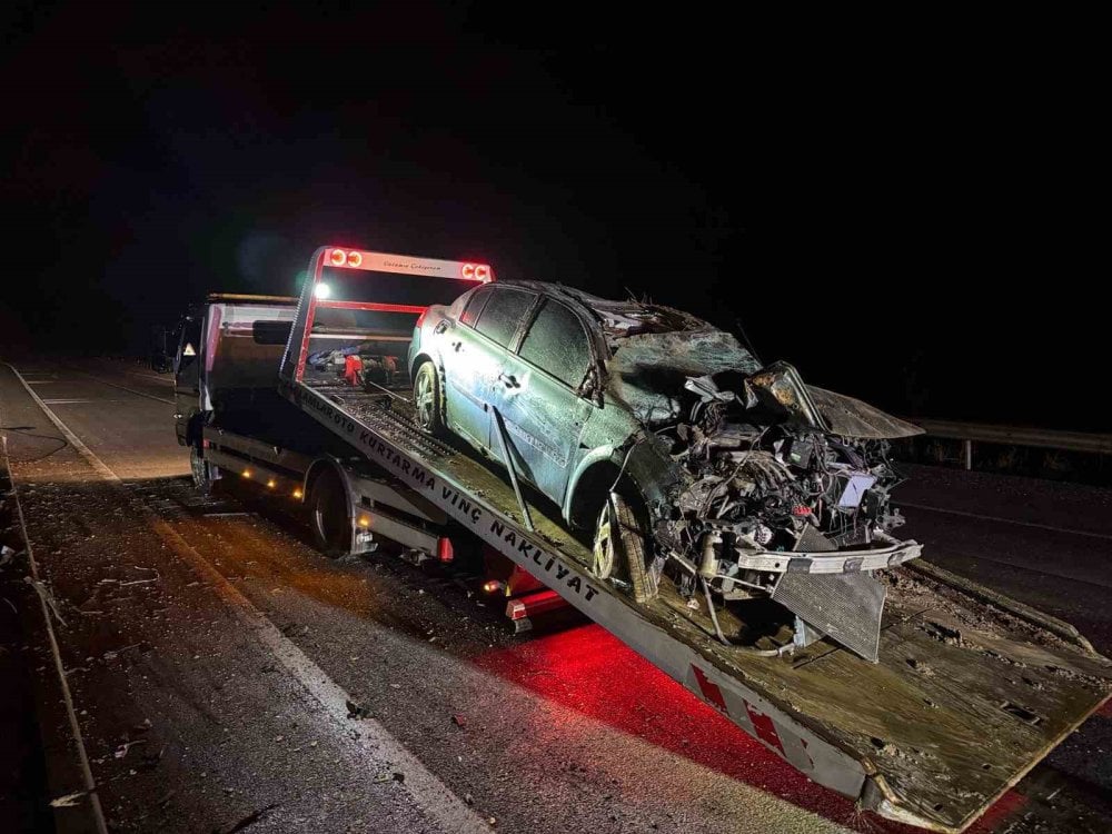 Afyonkarahisar'da feci kaza! Takla atan otomobilde 1 kişi hayatını kaybetti