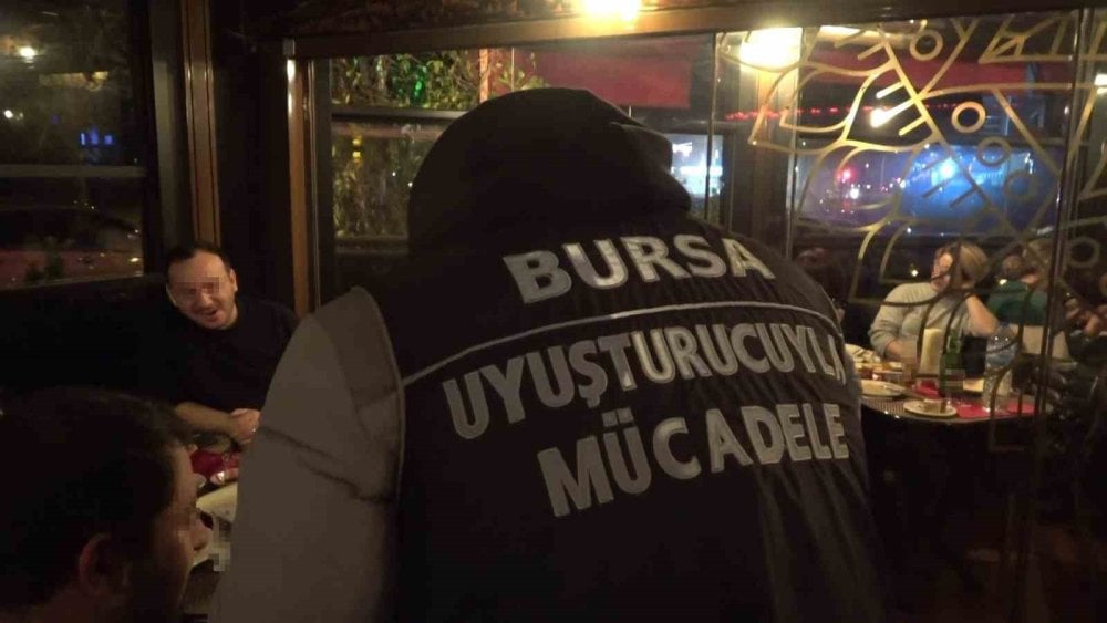 Bursa polisinden gece mekanlarına baskın