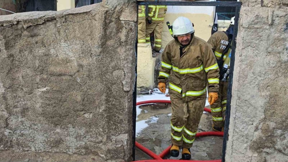 Kırıkkale’deki yangında korku dolu anlar yaşandı