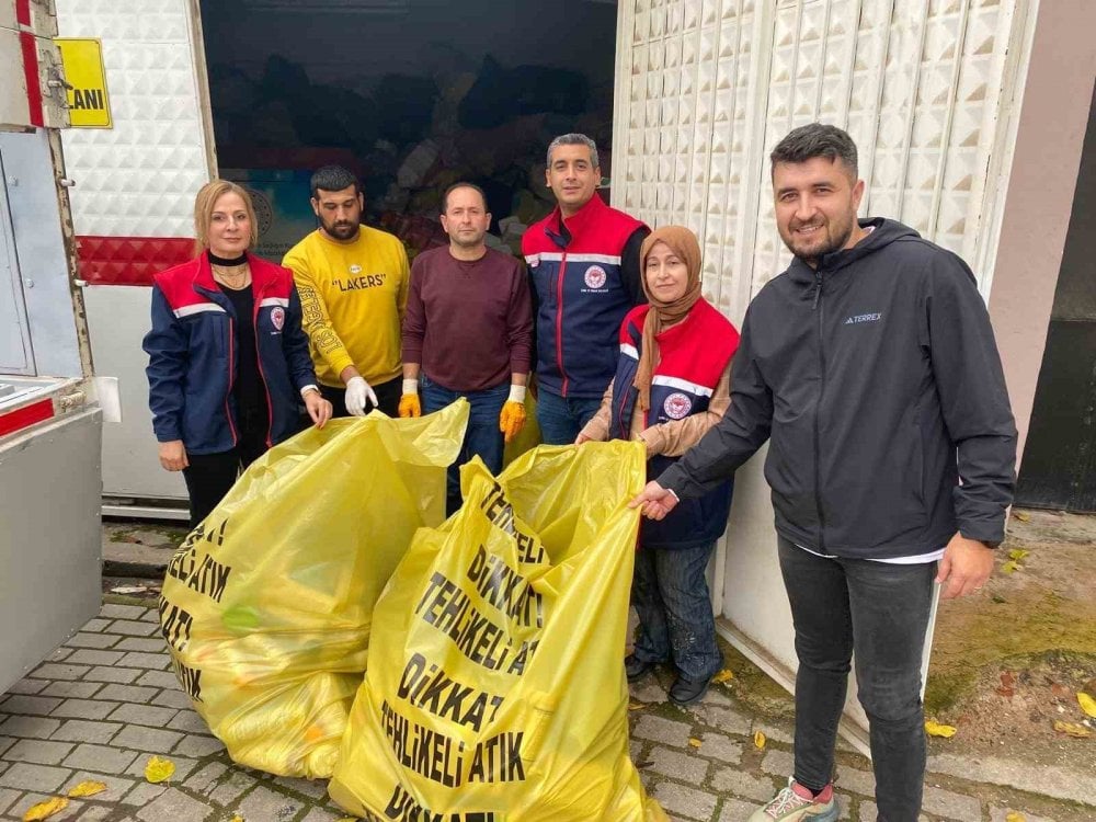 Aydın’da 11 bin kilogram atık toplandı