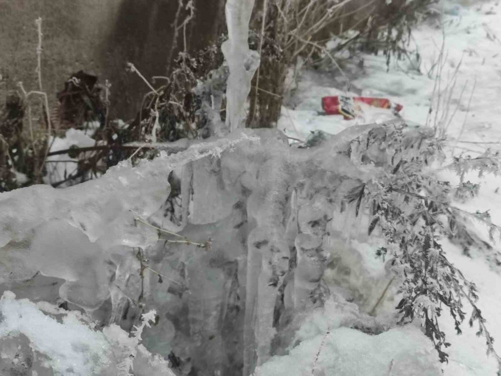 Ardahan buz kesti: Termometreler eksi 26'yı gösterdi