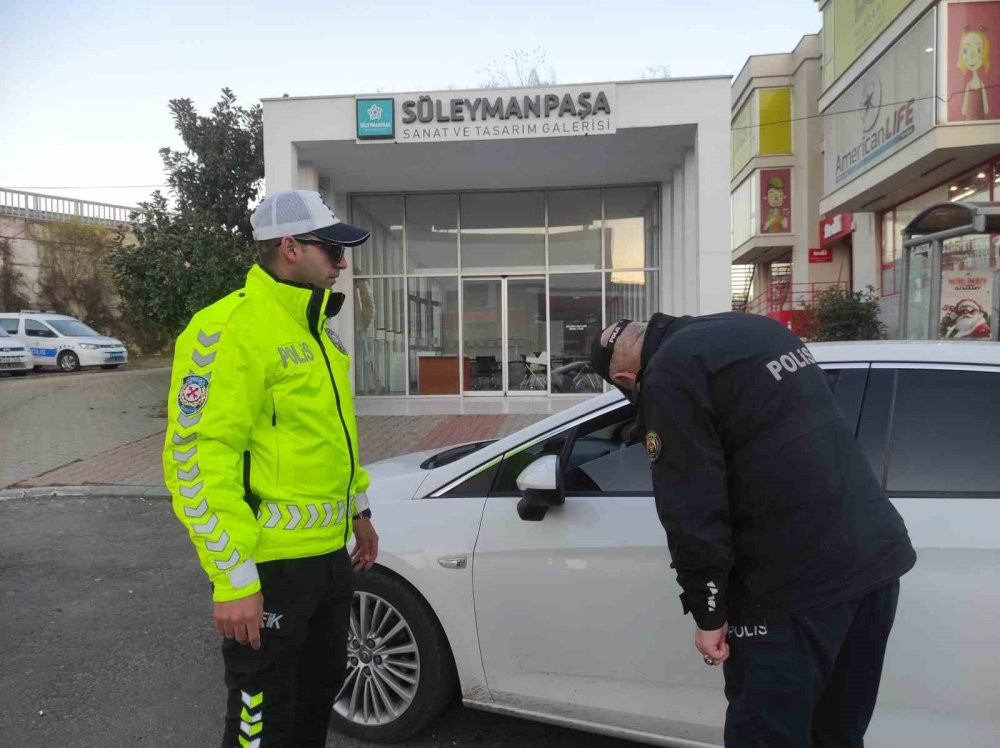 Tekirdağ’da huzur denetimi yapıldı: 120 araç kontrol edildi