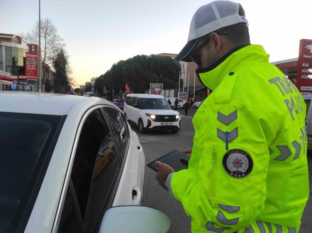 Tekirdağ’da huzur denetimi yapıldı: 120 araç kontrol edildi