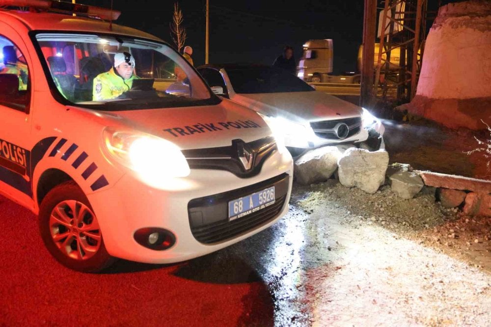 Aksaray’da alkollü sürücü polise ecel terleri döktürdü