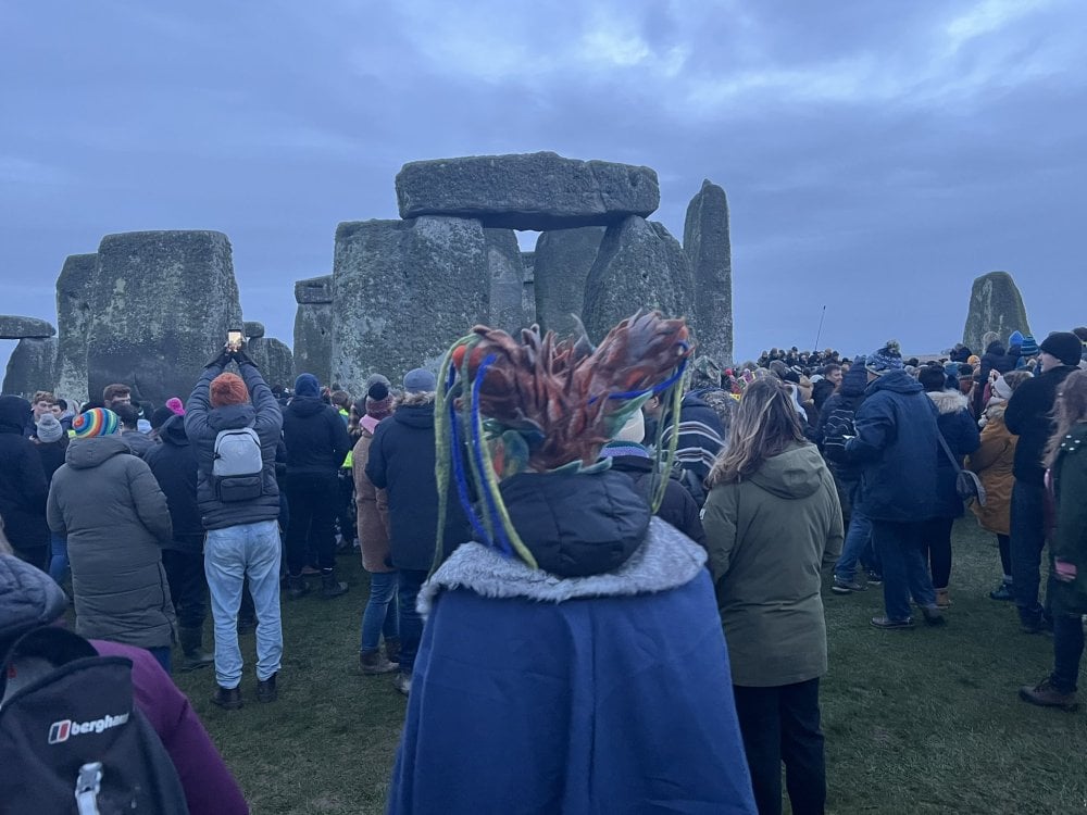 Kış gün dönümü Stonehenge'de binlerce kişi tarafından kutlandı