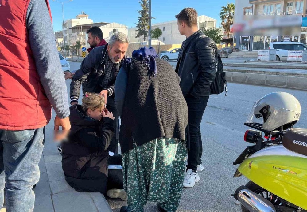 Adıyaman’da kaza. Motosiklet sürücüsü kadın yaralandı