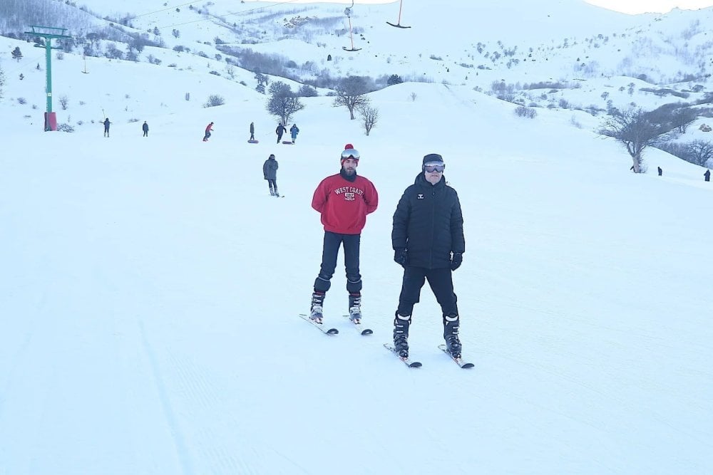 Bayburt’ta Kop Dağı'nda kayak sezonunu açtılar