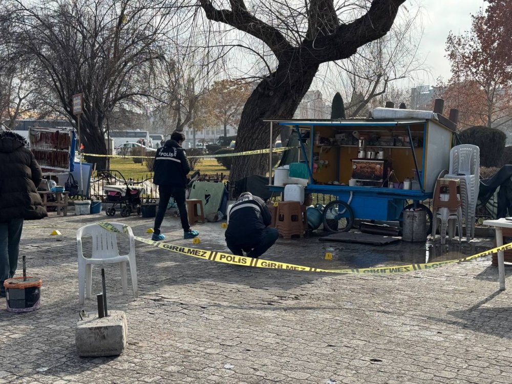 Konya'da seyyar tezgaha silahlı saldırı