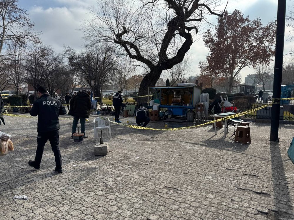 Konya'da seyyar tezgaha silahlı saldırı