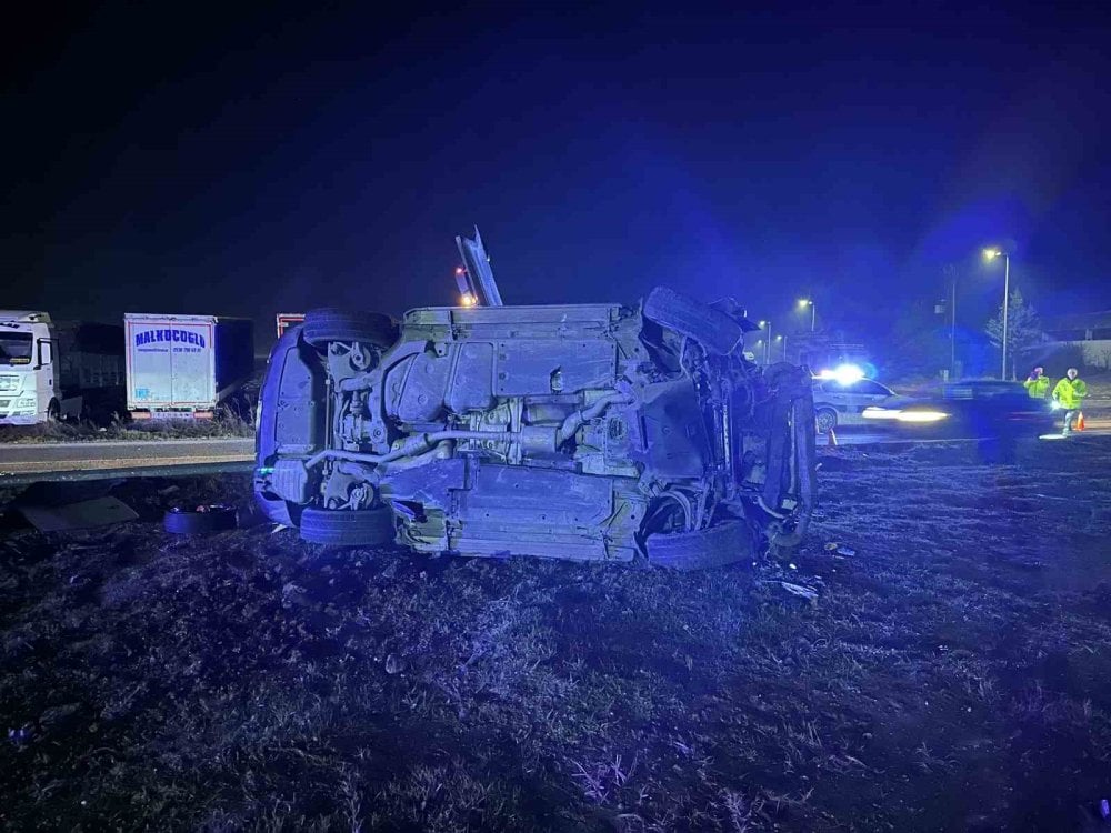 Tekirdağ’da feci kaza! Emniyet kemeri bir kez daha hayat kurtardı