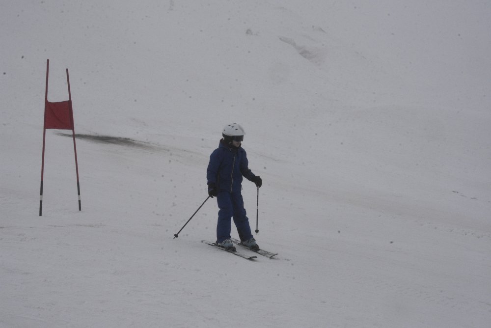 Bitlis'te kayak yarışı