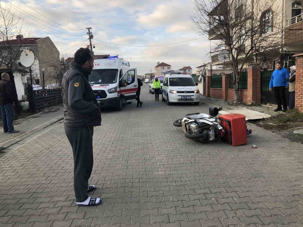 Tekirdağ'da trafik kazası: 1 yaralı