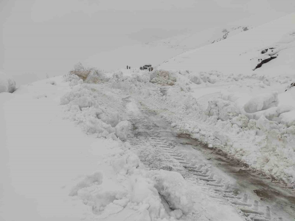 Sason Cobet Yayla yolu kardan temizlenip ulaşıma açıldı