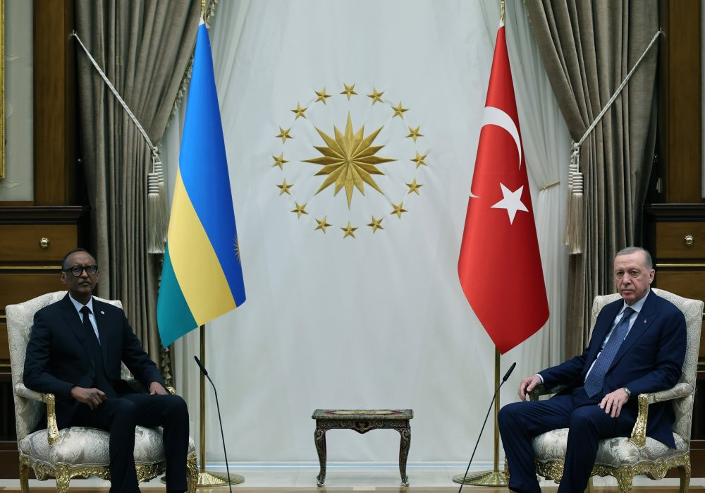 Cumhurbaşkanı Erdoğan, Ruanda Cumhurbaşkanı Paul Kagame ile görüştü