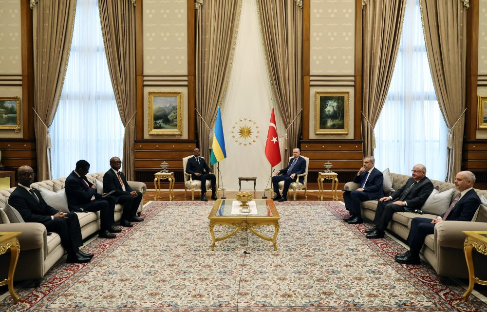 Cumhurbaşkanı Erdoğan, Ruanda Cumhurbaşkanı Paul Kagame ile görüştü