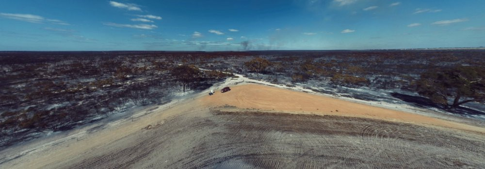 Orman yangınında 65 hektar alan zarar gördü