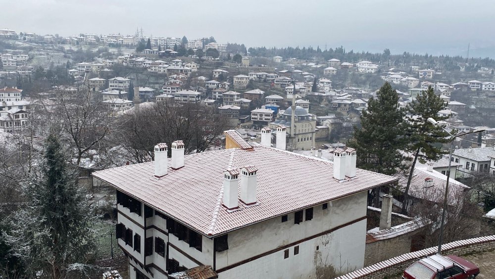Safranbolu beyaza büründü