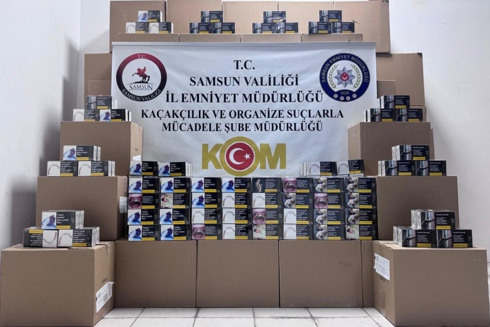 790 bin makaron ile suçüstü yakalandı