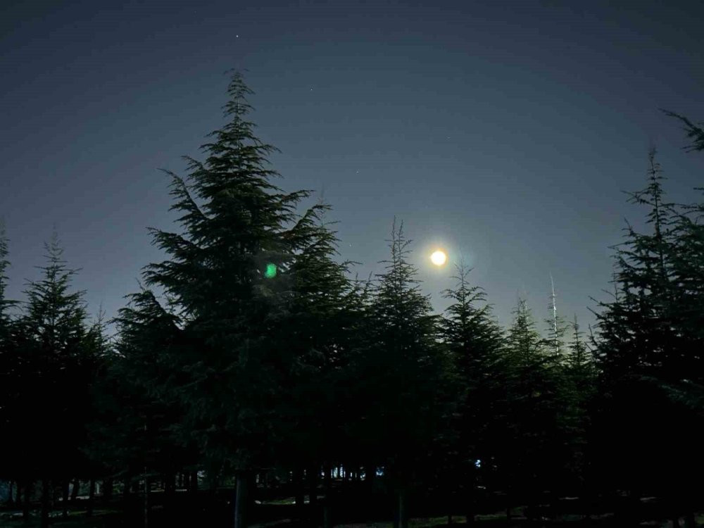 Elazığ’da dolunay görsel şölen sundu! Ortaya kartpostallık görüntüler çıktı