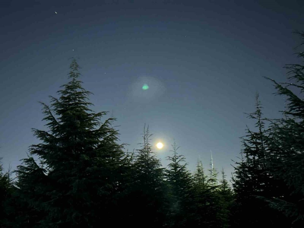 Elazığ’da dolunay görsel şölen sundu! Ortaya kartpostallık görüntüler çıktı