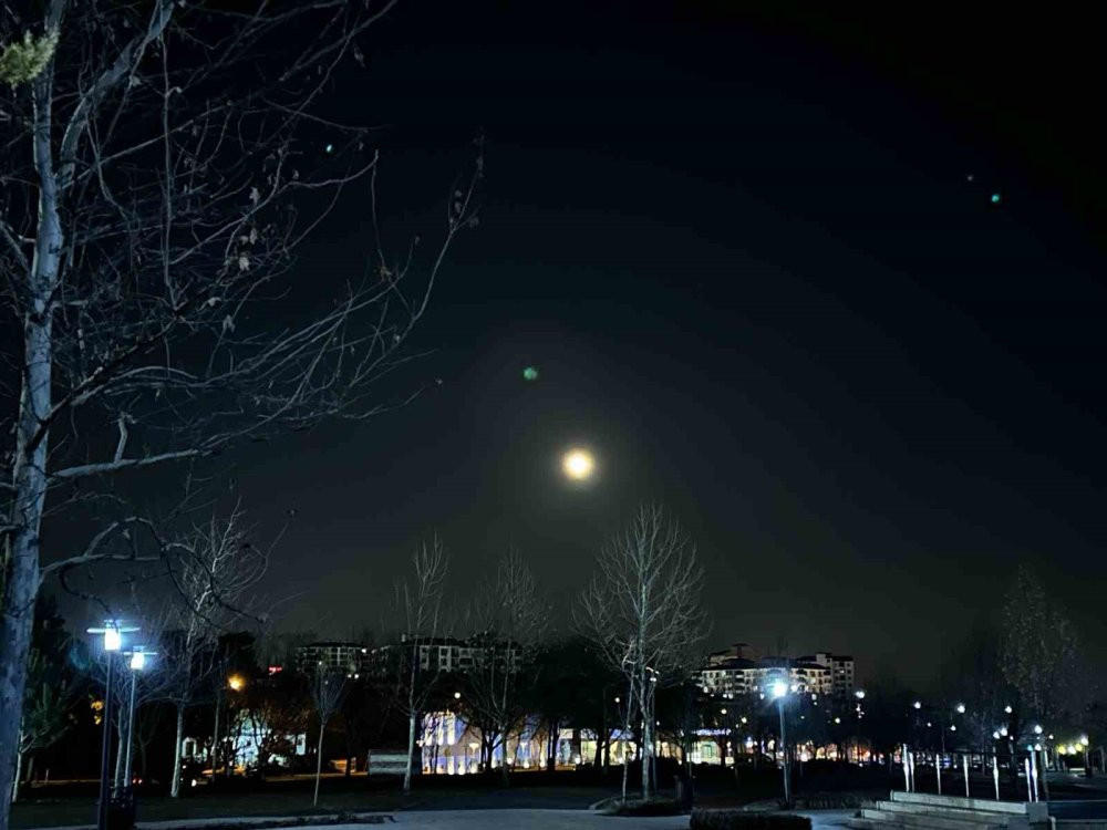 Elazığ’da dolunay görsel şölen sundu! Ortaya kartpostallık görüntüler çıktı