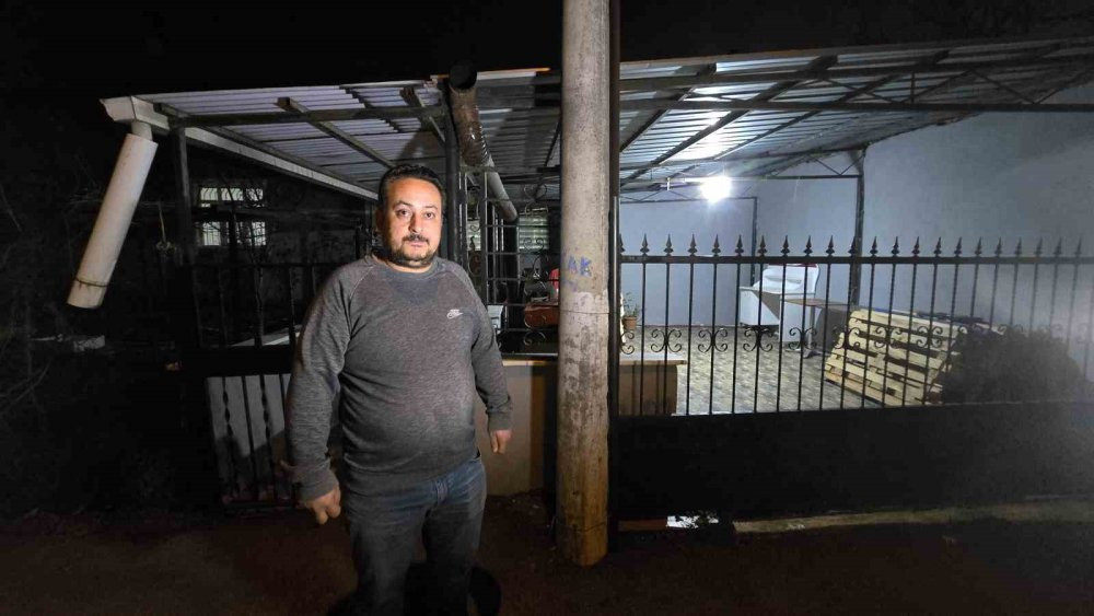 Gizemli şahıs mahalleyi alarma geçirdi