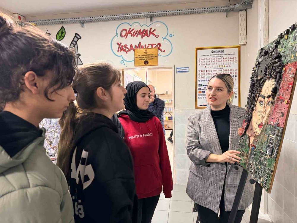 Öğrencilere atık pil uyarısı